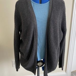 Grey Knitted Cardigan